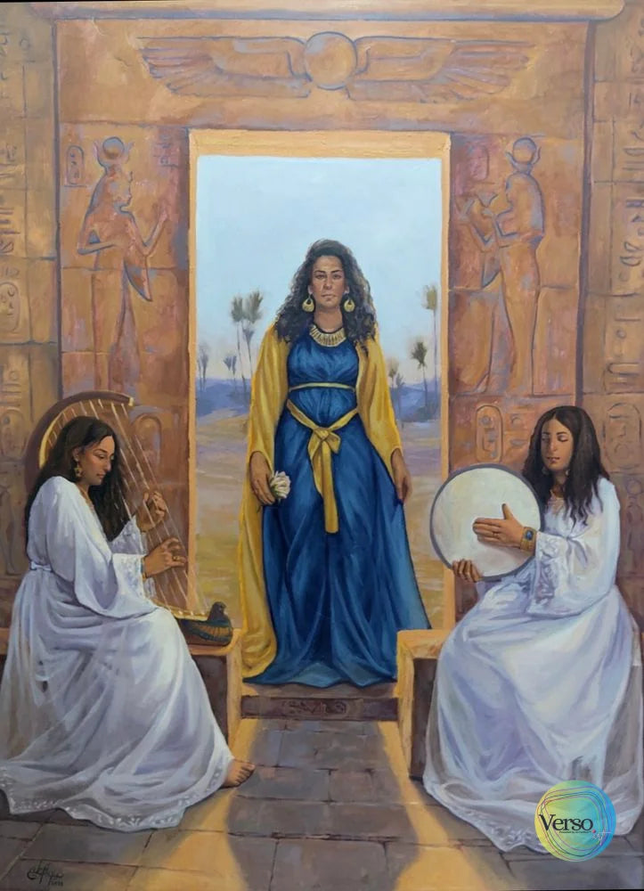 Egyptian Queen 150 x 200 cm / Oil / Unframed, shipped in a roll