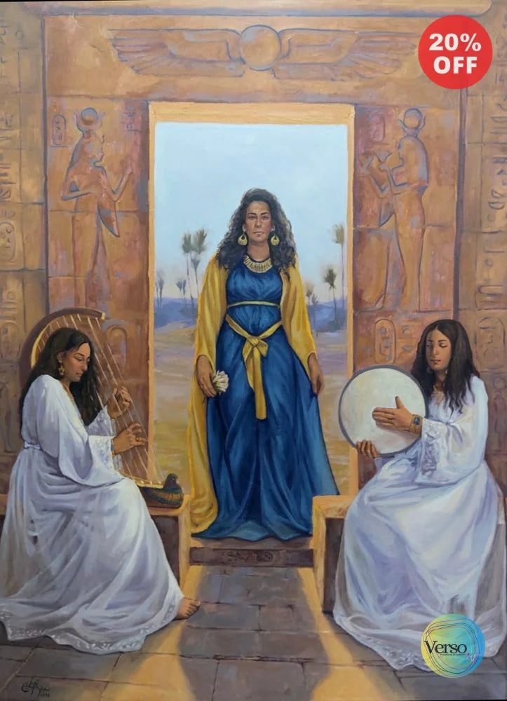 Egyptian Queen 150 x 200 cm / Oil / Unframed, shipped in a roll