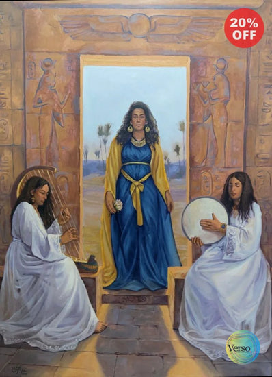 Egyptian Queen 150 x 200 cm / Oil / Unframed, shipped in a roll