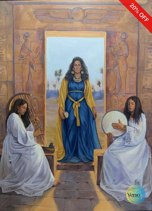 Egyptian Queen 150 x 200 cm / Oil / Unframed, shipped in a roll