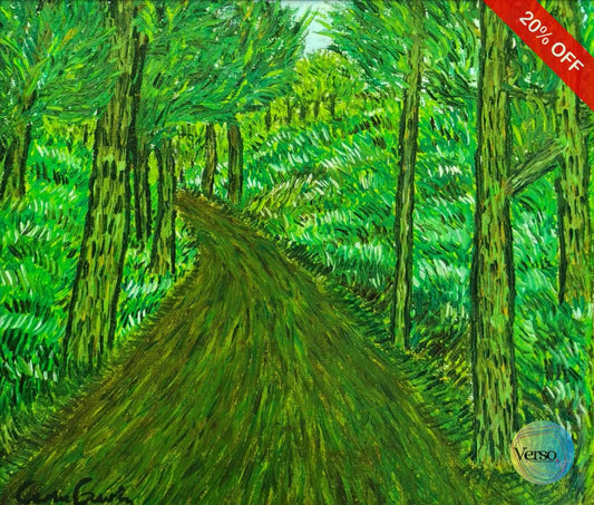 El bosque 20 x 25 cm / Oil / Unframed, shipped in roll