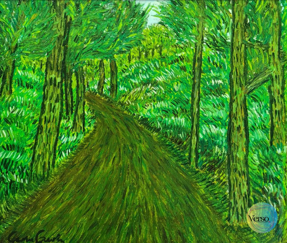 El bosque 20 x 25 cm / Oil / Unframed, shipped in roll