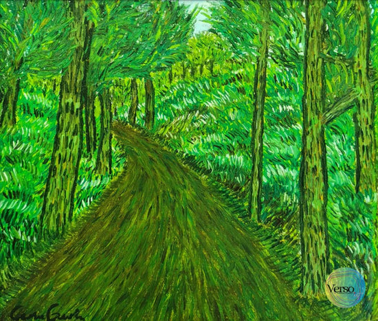 El bosque 20 x 25 cm / Oil / Unframed, shipped in roll