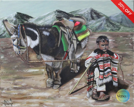 El Camino 50 x 40 cm / Oil / Unframed, shipped flat