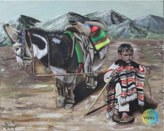 El Camino 50 x 40 cm / Oil / Unframed, shipped flat