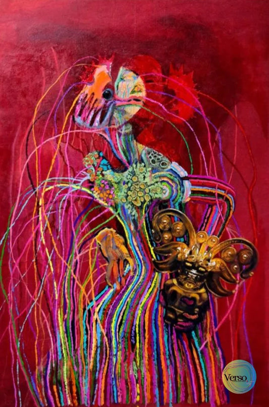 El juguete de la niña 90 x 120 cm / Oil / Unframed, shipped flat
