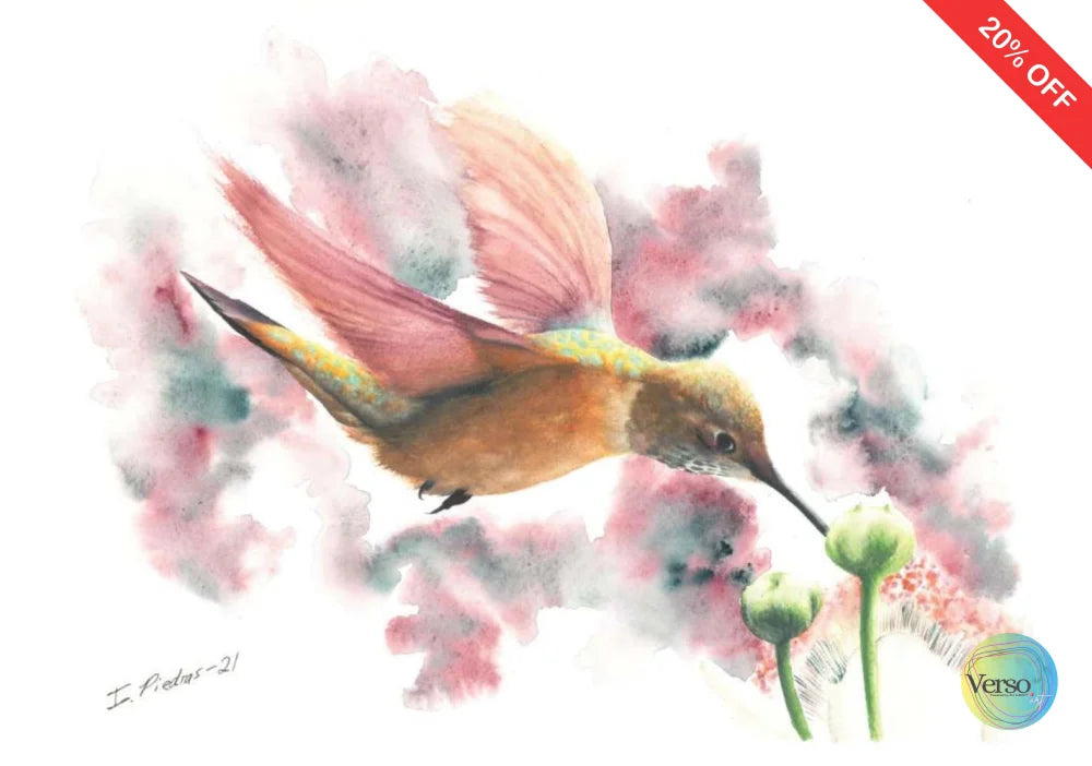 El olor de las flores 40 x 28.7 cm / Watercolor / Unframed, shipped flat