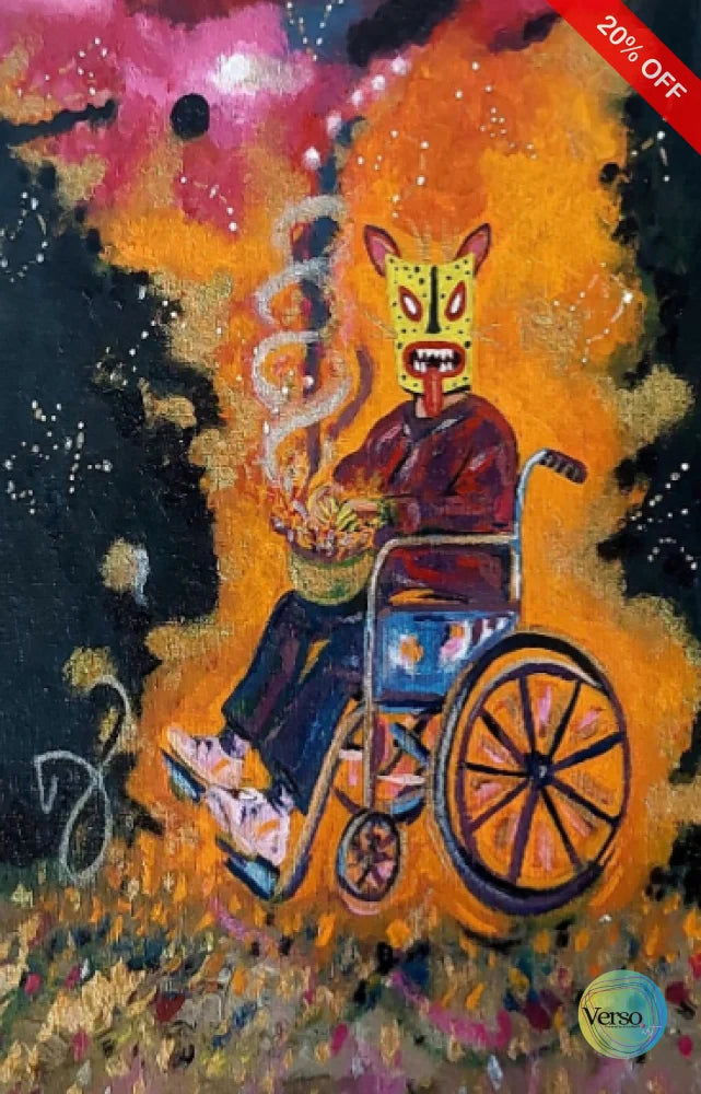 “El tecuan que acomoda constelaciones 20 x 25 cm / Oil / Unframed, shipped flat