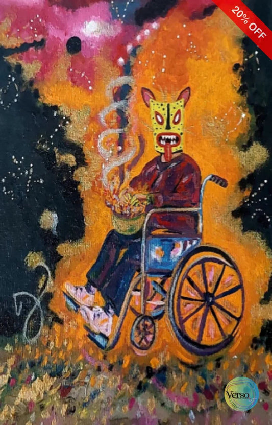 “El tecuan que acomoda constelaciones 20 x 25 cm / Oil / Unframed, shipped flat