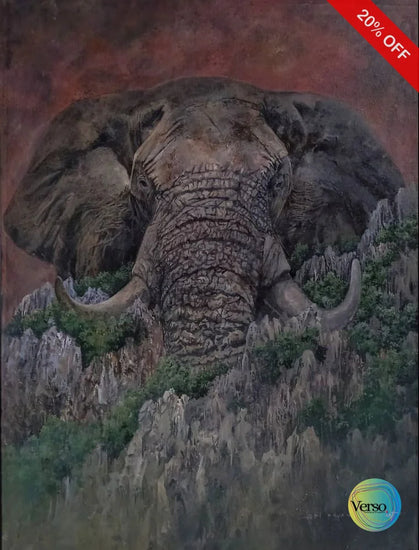 Elephant 60 x 80 cm / Acrylic / Unframed, shipped flat