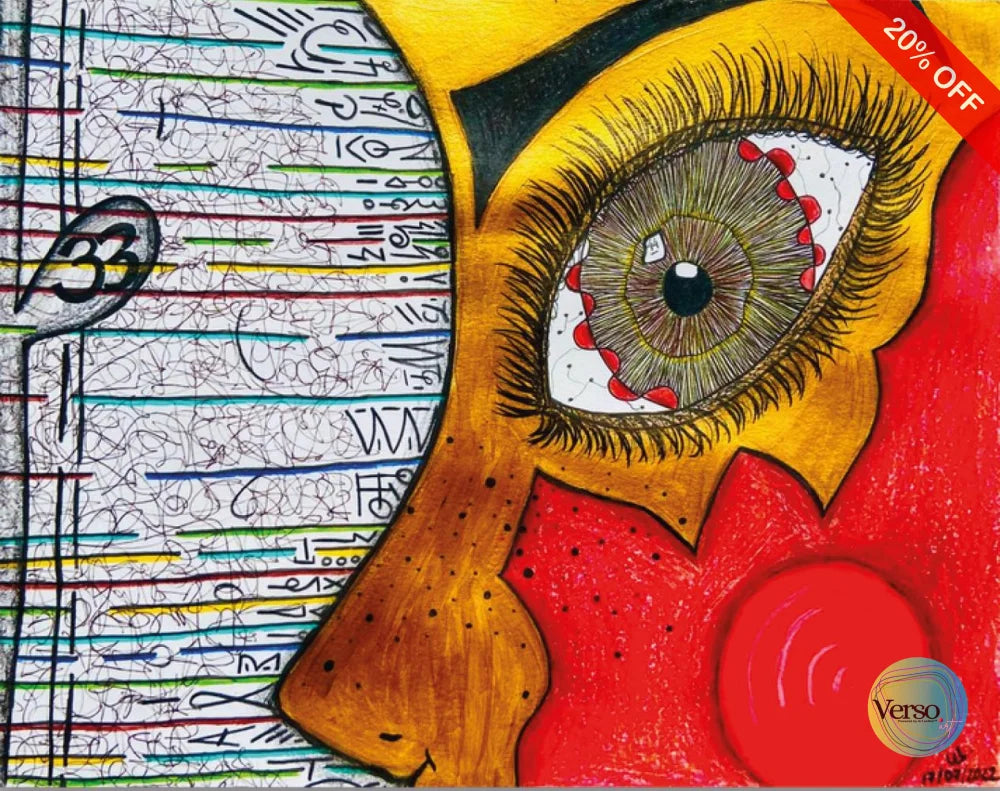 Ella observa 35.6 x 28 cm / Mixed / Unframed, shipped flat