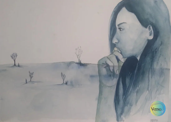 Empat Tanaman Kesadaran (The Four Plants of Consciousness) 40 x 30 cm / Watercolor / Unframed, shipped in roll