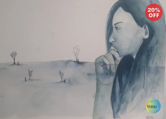 Empat Tanaman Kesadaran (The Four Plants of Consciousness) 40 x 30 cm / Watercolor / Unframed, shipped in roll