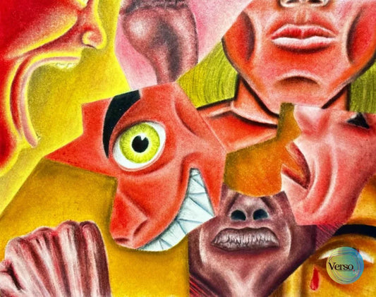 En partes iguales? 30.2 x 24.2 cm / Mixed / Unframed, shipped in roll