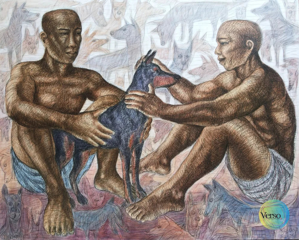 Enjoy Life - 145 x 80 cm / Mixed / Unframed, shipped in a roll