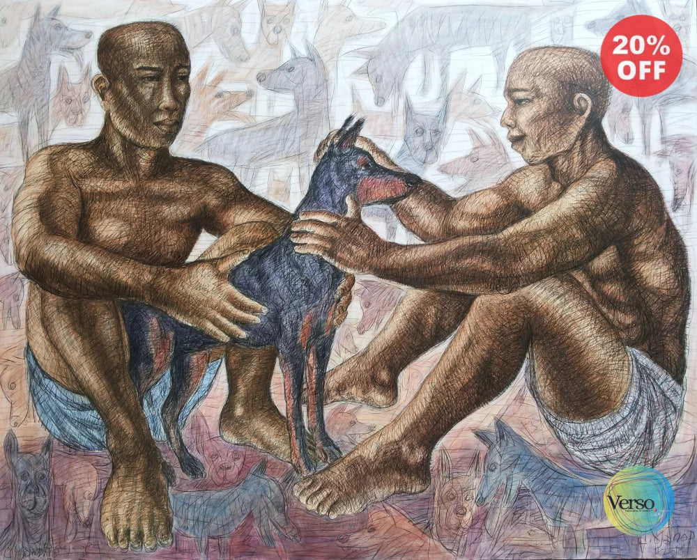 Enjoy Life - 145 x 80 cm / Mixed / Unframed, shipped in a roll