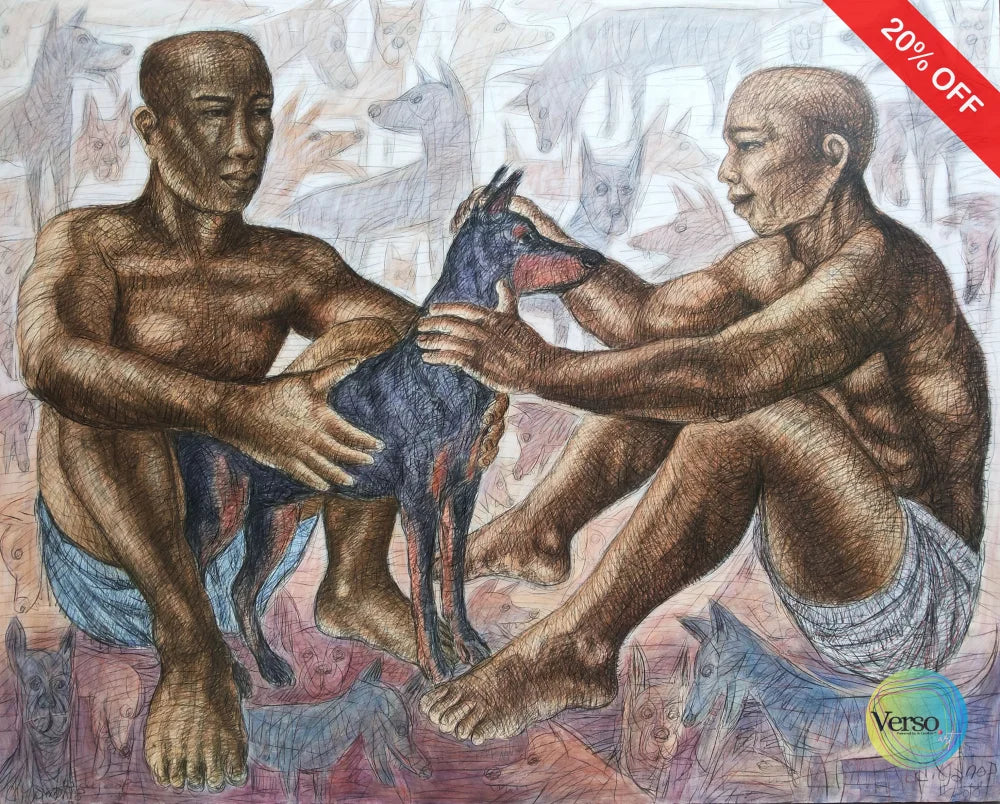 Enjoy Life 145 x 80 cm / Mixed / Unframed, shipped in a roll