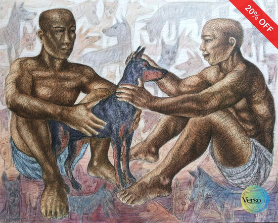 Enjoy Life 145 x 80 cm / Mixed / Unframed, shipped in a roll