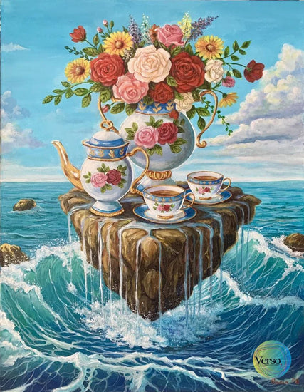Ephemeral Oasis - 70 x 90 cm / Acrylic / Unframed, shipped in a roll