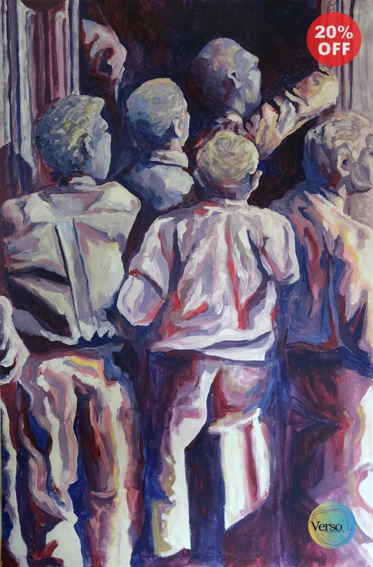 Escaping the light 80 x 120 cm / Oil / Unframed, shipped in roll