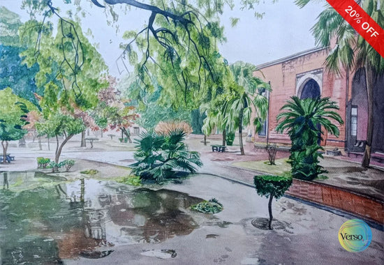 Ever Rain 14 x 10 cm / Watercolor / Unframed, shipped in roll