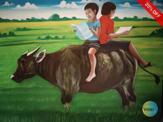 Extra classes reading 80 x 60 cm / Acrylic / Unframed, shipped in roll