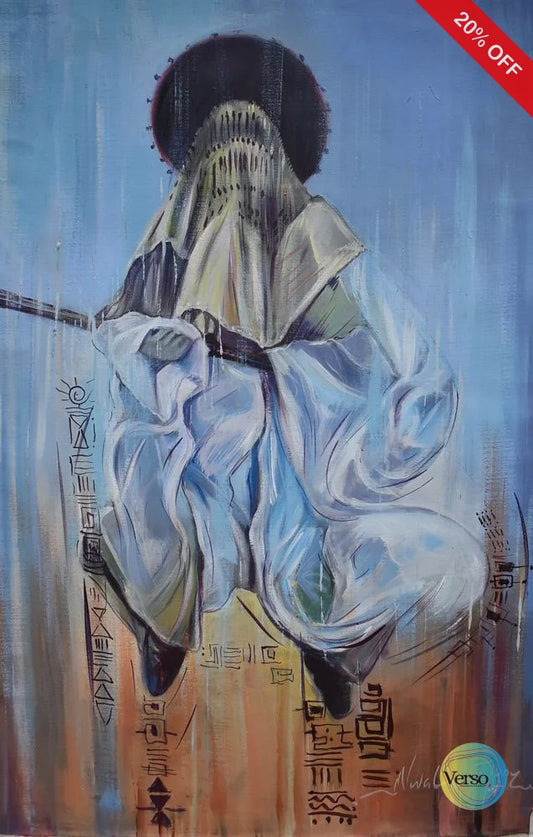 Eyo Leaps 26 x 38 cm / Acrylic / Unframed, shipped in roll