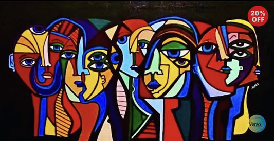 Family 122 x 76 cm / Acrylic / Unframed, shipped in roll