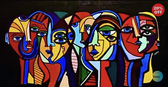 Family 122 x 76 cm / Acrylic / Unframed, shipped in roll