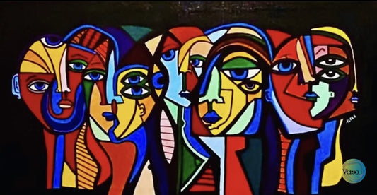 Family 122 x 76 cm / Acrylic / Unframed, shipped in roll