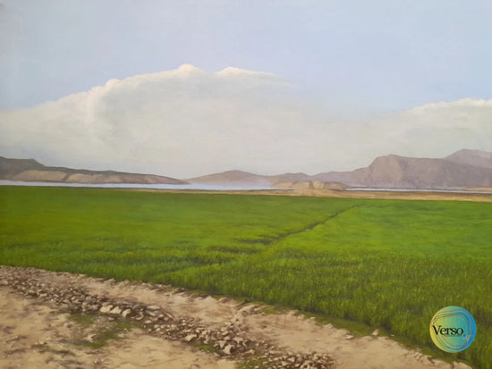 Fields 24 x 18 cm / Oil / Unframed, shipped in roll