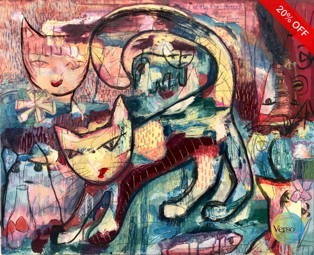 Fighter 80 x 65 cm / Mixed / Unframed, shipped in a roll