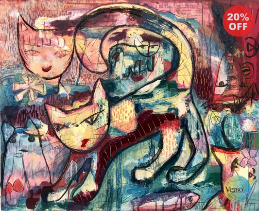 Fighter 80 x 65 cm / Mixed / Unframed, shipped in a roll