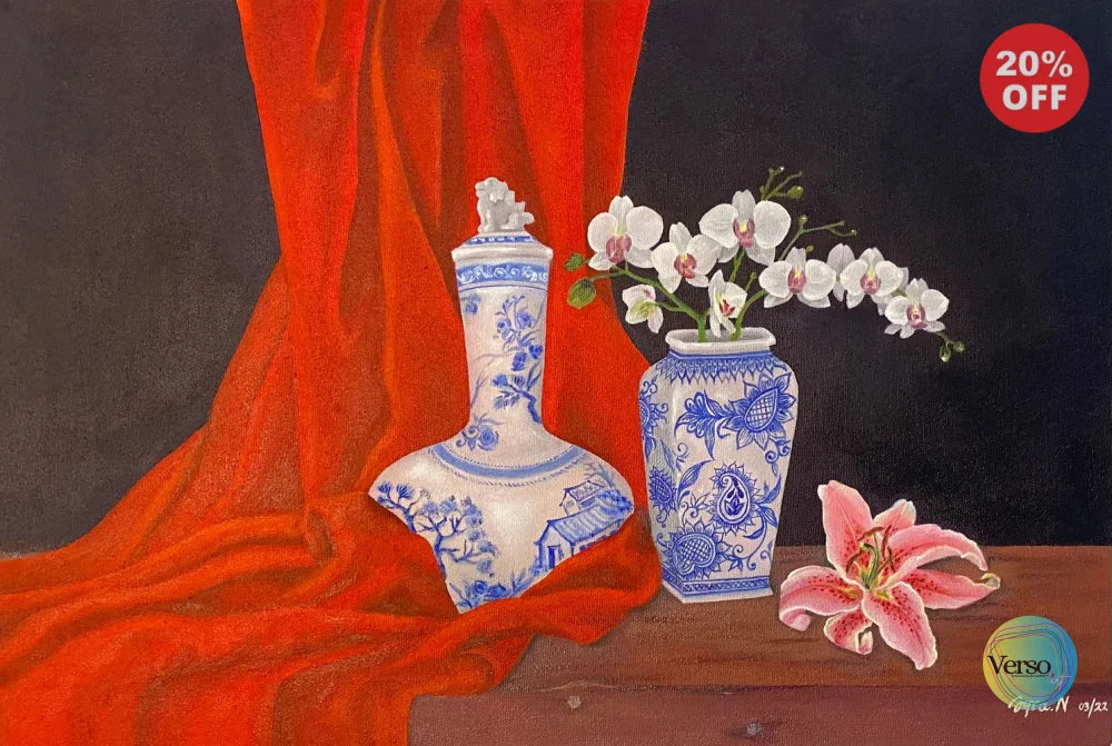 Fleur 18 x 12 cm / Oil / Unframed, shipped in roll