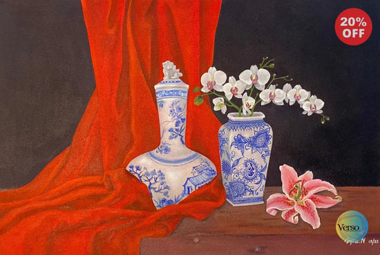 Fleur 18 x 12 cm / Oil / Unframed, shipped in roll