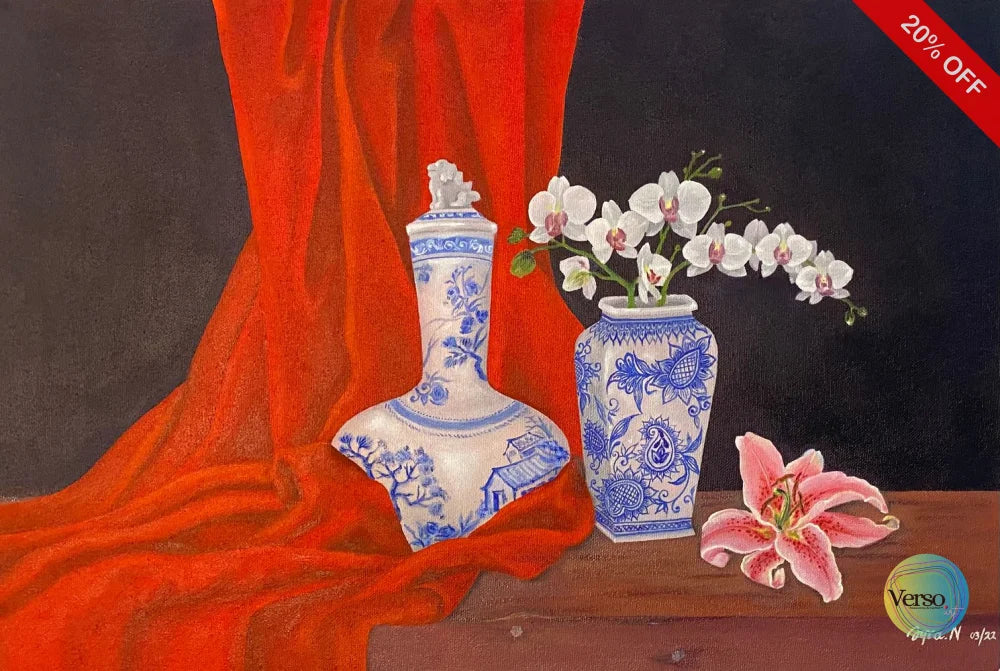 Fleur 18 x 12 cm / Oil / Unframed, shipped in roll