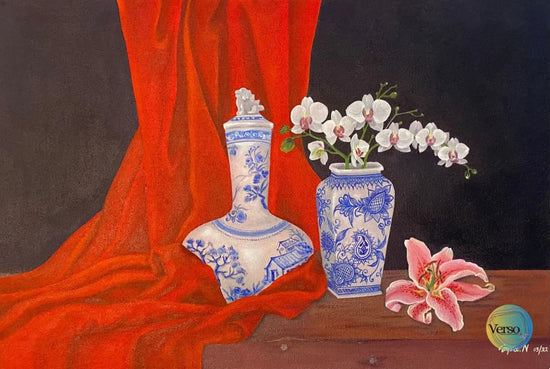 Fleur 18 x 12 cm / Oil / Unframed, shipped in roll