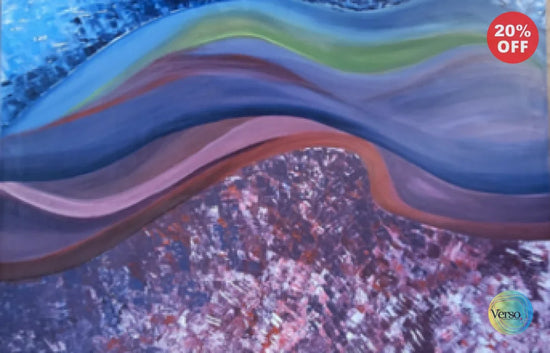 Fluir 100 x 70 cm / Acrylic / Unframed, shipped flat