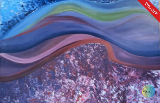 Fluir 100 x 70 cm / Acrylic / Unframed, shipped flat