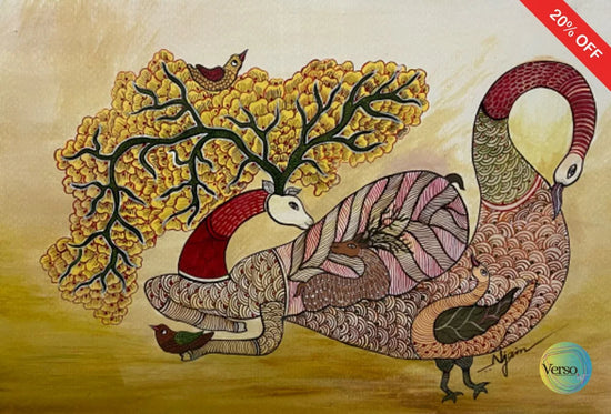 Fondness 42.0 x 29.7 cm / Acrylic / Unframed, shipped in a roll