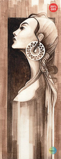 Freedom 15 x 39 cm / Watercolor / Unframed, shipped in roll