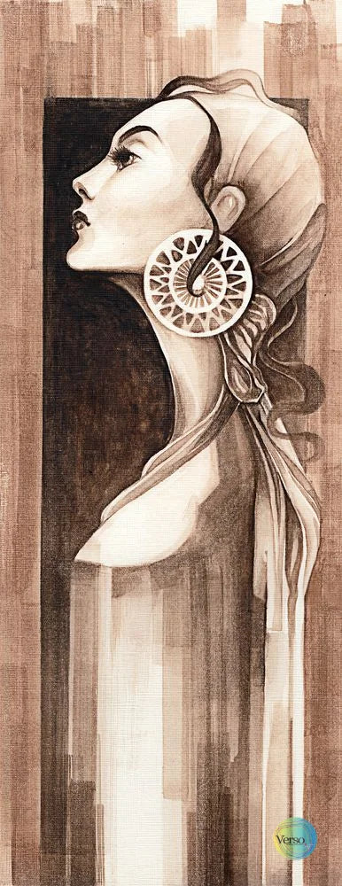 Freedom 15 x 39 cm / Watercolor / Unframed, shipped in roll