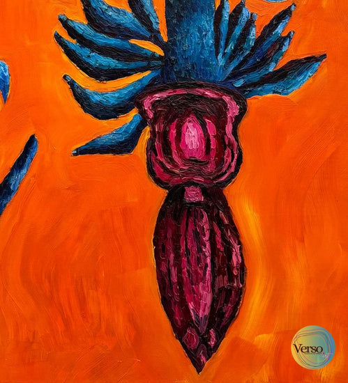 Fruits of life - 36 x 36 inch / Oil / Unframed, shipped in a roll