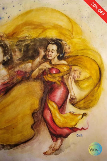 Gambyong Dancer 42 x 59.4 cm / Watercolor / Unframed, shipped in a roll