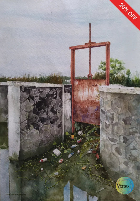 Genangan Sampah (Puddle of Rubbish) 29.7 x 42 cm / Watercolor / Unframed, shipped in roll