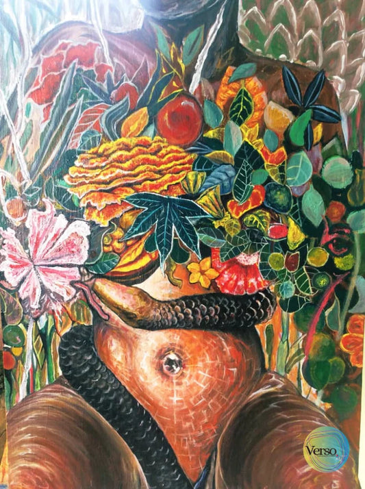Genesis 85 x 55 cm / Acrylic / Unframed, shipped in roll