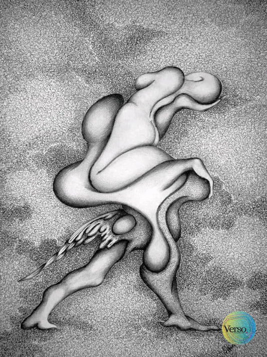 Genie 20 x 30 cm / Pen & Ink / Unframed, shipped in roll