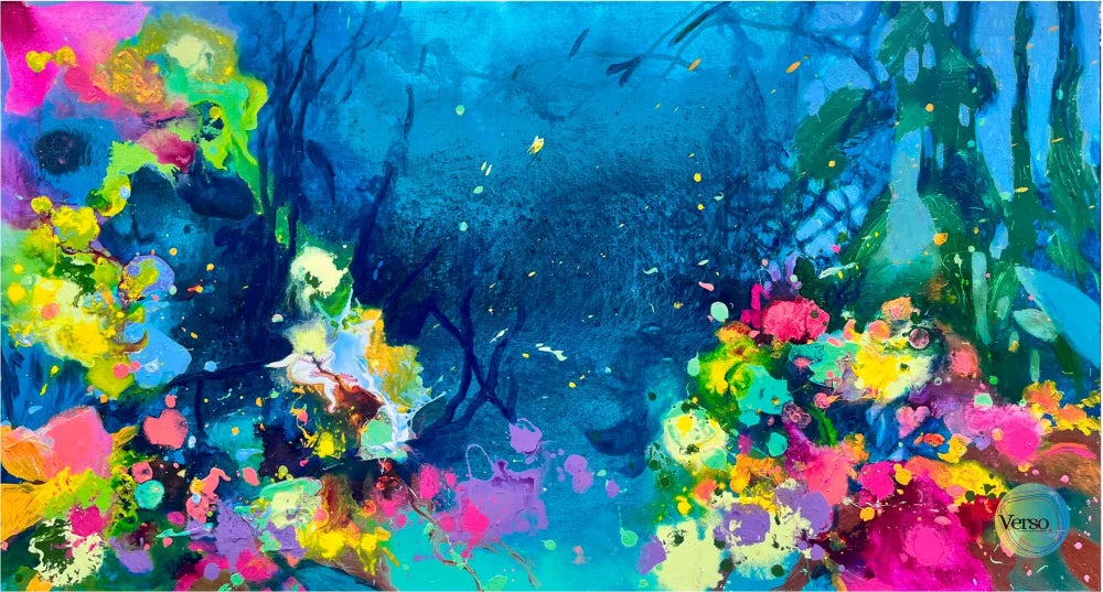 Get Lost in the Kelp Forest #2 - 149 x 80 cm / Mixed / Unframed, shipped in a roll