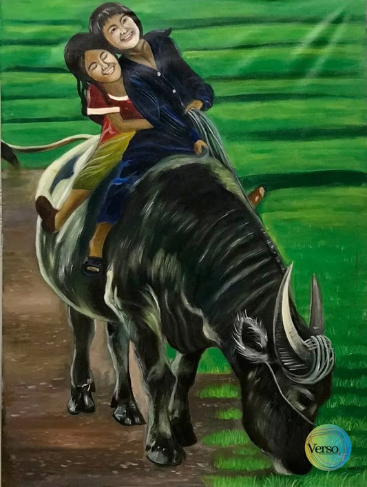 Good weekend 60 x 80 cm / Acrylic / Unframed, shipped in roll