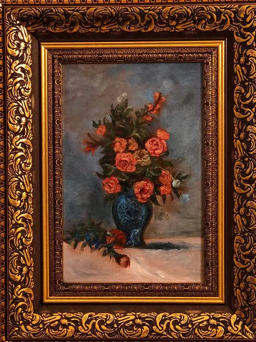 Guldasta - 12 x 18 inch / Oil / Framed, shipped flat